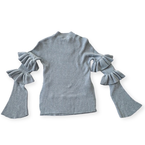 New with Tag, Revolve‎ LPA Top 510 with Ruffle Sleeves, Size XS, Cloud Blue - Picture 7 of 13